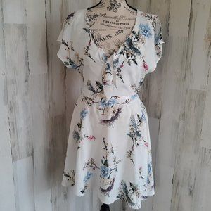 ONE HART FLORAL PRINT DRESS